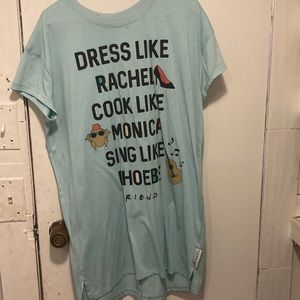 Blue FRIENDS long T-shirt